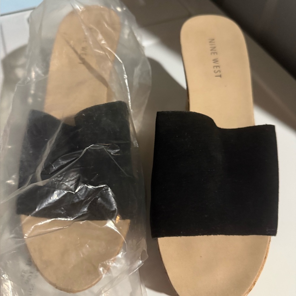 Nine West Black Mules